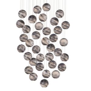 Palatino 36 Light Pendant in Earthith Speckles by Currey and Company