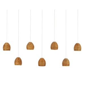 Beehive  Pendant in Natural by Currey and Company