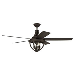 Craftmade Nash 4-Light Outdoor Ceiling Fan in Espresso