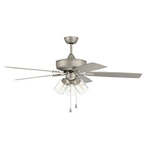 Outdoor Pro Plus 104 3-Light 52" Outdoor Outdoor Ceiling Fan in Painted Nickel