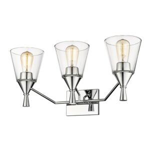 Artini  Bathroom Vanity Light in Chrome by Millennium