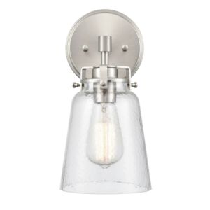 Amberose One Light Wall Sconce in Brushed Nickel by Millennium