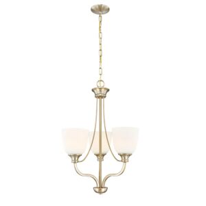 Alberta  Chandelier in Modern Gold by Millennium