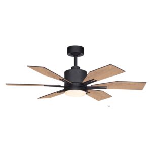 Mayfield 1-Light 44" Hanging Ceiling Fan in Charcoal Black