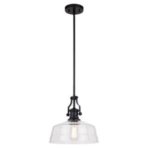 Beloit 1-Light Pendant in Matte Black