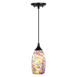 Milano 1-Light Mini Pendant in Matte Black