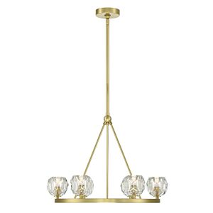 Aragon 6-Light LED Chandelier in Soft Brass