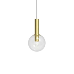 Bubbles 1-Light Pendant in Satin Brass