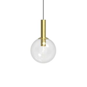 Bubbles 1-Light Pendant in Satin Brass