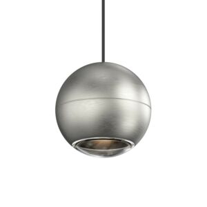 Hemisphere 1-Light Pendant in Natural Anodized