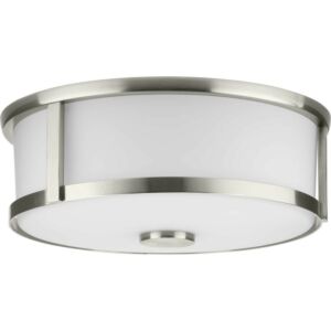 Gilliam 2-Light Flush Mount in Brushed Nickel