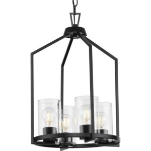 Goodwin 4-Light Hall & Foyer Light in Matte Black