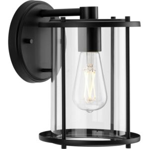 Gunther 2-Light Outdoor Wall Lantern in Matte Black