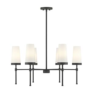 Haynes 6-Light Chandelier in Matte Black