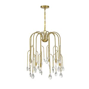 Anholt 6-Light Chandelier in Noble Brass