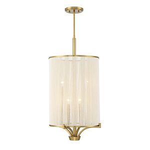 Wynwood Four Light Chandelier in Warm Brass by Savoy House