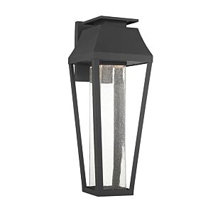 Brookline LED Outdoor Wall Lantern in Matte Black by Savoy House