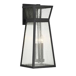 Millford Three Light Outdoor Wall Lantern in Matte Black by Savoy House