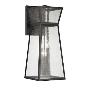 Millford Four Light Outdoor Wall Lantern in Matte Black by Savoy House