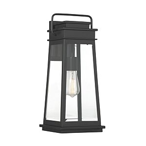 Boone One Light Outdoor Wall Lantern in Matte Black by Savoy House