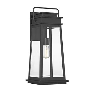 Boone One Light Outdoor Wall Lantern in Matte Black by Savoy House