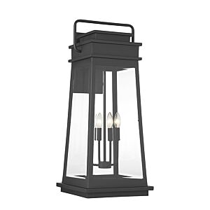 Boone Four Light Outdoor Wall Lantern in Matte Black by Savoy House