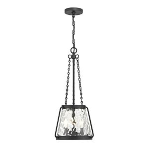 Crawford 3-Light Pendant in Matte Black