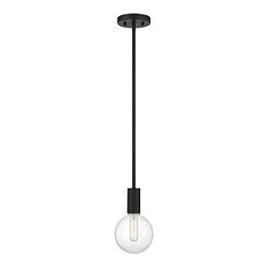 Wright One Light Mini Pendant in Matte Black by Savoy House