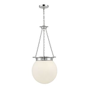 Manor Three Light Pendant in Polished Nickel by Savoy House