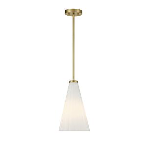 Bristol One Light Pendant in Warm Brass by Savoy House