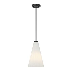 Bristol One Light Pendant in Matte Black by Savoy House