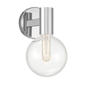 Wright One Light Wall Sconce in Chrome by Savoy House