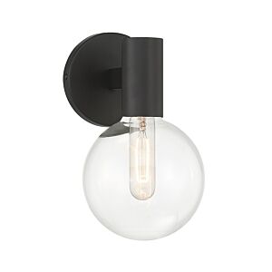 Wright One Light Wall Sconce in Matte Black by Savoy House