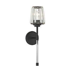 Garnet One Light Wall Sconce in Matte Black by Savoy House