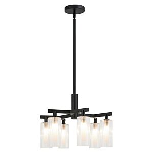 Kristof 6-Light Chandelier in Black