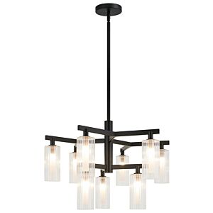 Kristof 9-Light Chandelier in Black