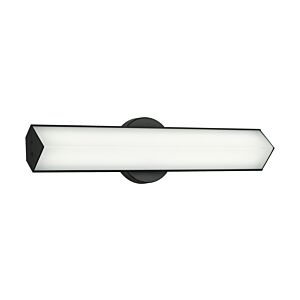 Jade 1-Light Bathroom Vanity Light in Black