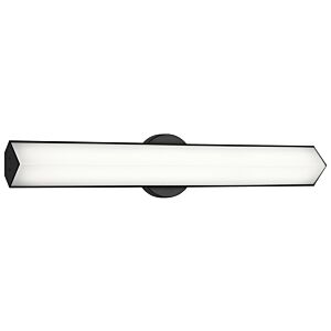 Jade 1-Light Bathroom Vanity Light in Black