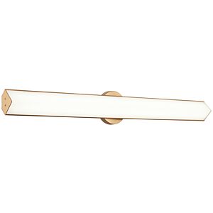 Jade 2-Light Bathroom Vanity Light in Aged Gold Brass