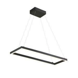 Piazza LED Pendant in Black by Kuzco Lighting