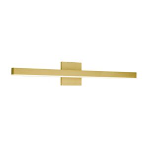 Vega LED Bathroom Fixture in Brushed Gold by Kuzco Lighting