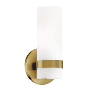 Milano LED SemiFlush Mount in Brushed Gold by Kuzco Lighting