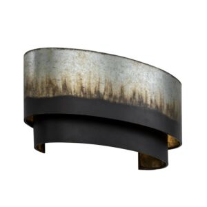 Cannery Two Light Wall Sconce in Ombre Galvanized by Varaluz