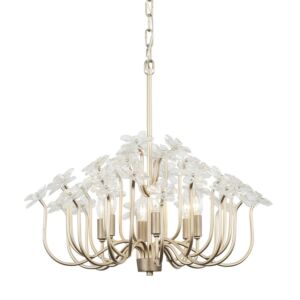 Wildflower Six Light Chandelier in Gold DustArtifact by Varaluz