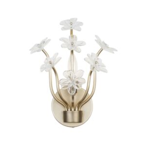 Wildflower One Light Wall Sconce in Gold DustArtifact by Varaluz