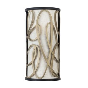 Scribble Two Light Wall Sconce in Matte BlackArtifact by Varaluz