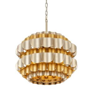 Swoon Three Light Pendant in Antique GoldGold Dust by Varaluz