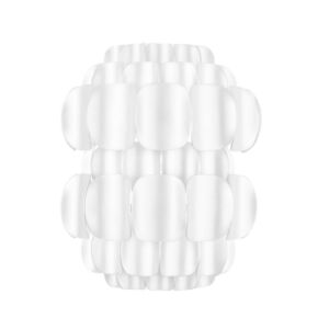 Swoon One Light Wall Sconce in Matte White by Varaluz