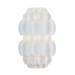 Swoon Two Light Wall Sconce in Matte White by Varaluz