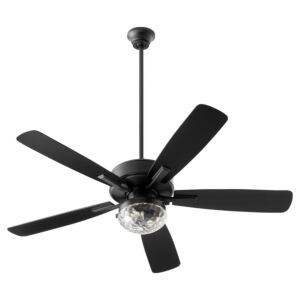 Ovation Patio 2-Light 52" Patio Fan in Matte Black